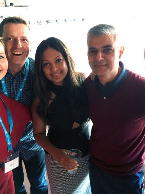 Beyonce - Sadiq Khan - London Mayor - Darshana Ubl - Verve Rally