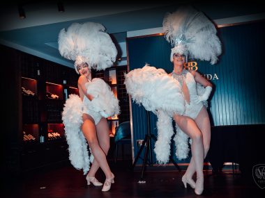 Showgirls performing at Verve Rally social - Barracuda Club London